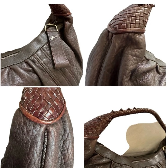 Fendi Hobo Leather Bag - Luxury Authentic - Picture 10 of 11